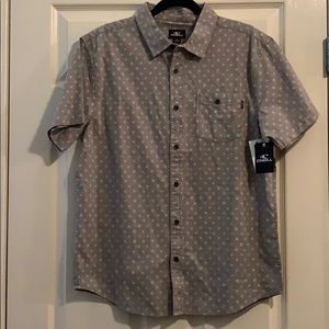 O’Neill Men’s shortsleeved collared shirt. Sz. M